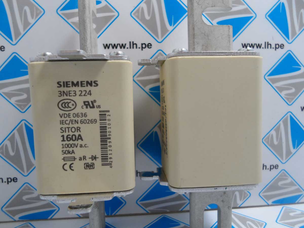 3NE3 224     Fuse Sitor Size-1 160A 1000VAC Siemens